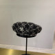 Black Fashion Celebrities Letter Embroidered Hat