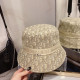 Khaki Fashion Casual Letter Patchwork Hat