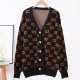 Black Fashion Celebrities Letter Patchwork V Neck Tops