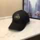 Black Fashion Casual Letter Patchwork Hat