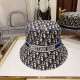 Navy Blue Fashion Casual Letter Patchwork Hat