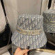Grey Fashion Casual Letter Patchwork Hat