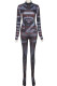 Black Fashion Casual Print Patchwork O Neck Long Sleeve Two Pieces