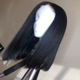 Black Fashion Casual Solid Hign-temperature Resistance Wigs