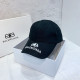 Black And White Fashion Casual Letter Embroidered Hat