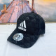 Black Fashion Casual Letter Embroidered Hat