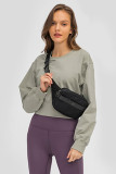 Light Green Casual Sportswear Solid Patchwork O Neck Tops