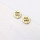 Gold Fashion Vintage Letter Earrings