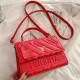 Red Fashion Simplicity Letter Bags
