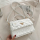 White Fashion Simplicity Letter Bags