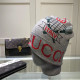 Grey Fashion Street Letter Patchwork Hat