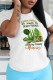 White Casual Vintage Print Patchwork O Neck T-Shirts