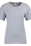 Orange Street Cute Print Patchwork O Neck T-Shirts