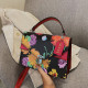 Red Fashion Casual Print Patchwork Bags