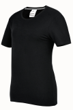 Orange Street Cute Print Patchwork O Neck T-Shirts