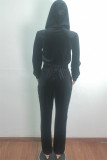 Khaki Fashion Casual Solid Basic Zipper Collar Regular Jumpsuits