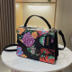 Black Fashion Casual Print Patchwork Bags