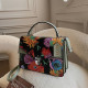 Green Fashion Casual Print Patchwork Bags