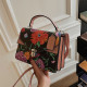 Pink Fashion Casual Print Patchwork Bags