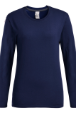 Grey Street Sportswear Print Patchwork O Neck Tops