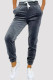 Grey Fashion Casual Solid Basic Regular High Waist Conventional Solid Color Bottoms