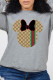 Grey Street Daily Character Patchwork O Neck Tops