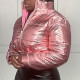 Pink Casual Street Solid Patchwork Zipper Outerwear