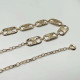 Gray Gold Fashion Simplicity Letter Chains Waist Chain