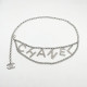 Silver Fashion Celebrities Letter Hot Drill Belts