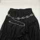 Gold Fashion Simplicity Letter Chains Waist Chain
