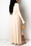 Red Fashion Sexy Solid Cardigan Long Sleeve Two Pieces