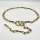 Gold Fashion Simplicity Letter Chains Waist Chain