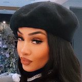 Red Fashion Casual Solid Basic Hat