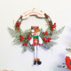 Red Green Christmas Day Fashion Split Joint Santa Claus Costumes