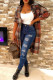 Orange Fashion Casual Plaid Cardigan Turndown Collar Outerwear