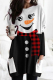 Black Christmas Day Casual Party Split Joint Print Wapiti Costumes