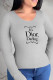 Grey Fashion Vintage Print Patchwork O Neck Tops