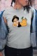 Grey Street Cute Print Patchwork O Neck T-Shirts