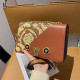 Brown Fashion Casual Print Patchwork Bags