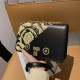 Black Fashion Casual Print Patchwork Bags