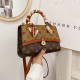 Brown Fashion Casual Print Patchwork Bags