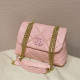 Pink Fashion Casual Plaid Patchwork Bags
