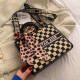 Khaki Fashion Casual Letter Patchwork Bags