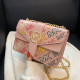Pink Fashion Casual Letter Patchwork Bags