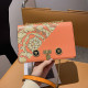 Orange Fashion Casual Print Patchwork Bags