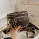 Coffee Fashion Street Letter Print Patchwork Bags