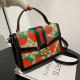 Black Fashion Casual Letter Print Patchwork Bags