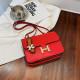 Red Fashion Casual Solid Patchwork Bags