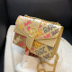 Gold Fashion Casual Letter Patchwork Bags