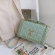Green Fashion Casual Letter Patchwork Bags